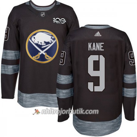 Män Ishockey Buffalo Sabres Tröja Evander Kane 9 1917-2017 100th Anniversary Adidas Svart Authentic